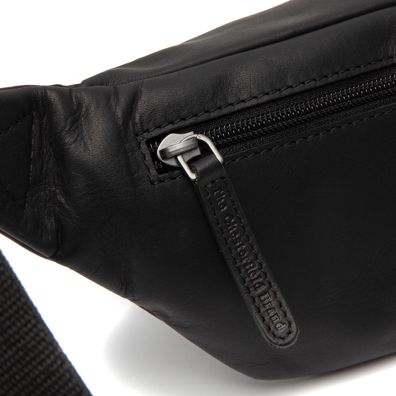 Leather Waist Pack Black Brana