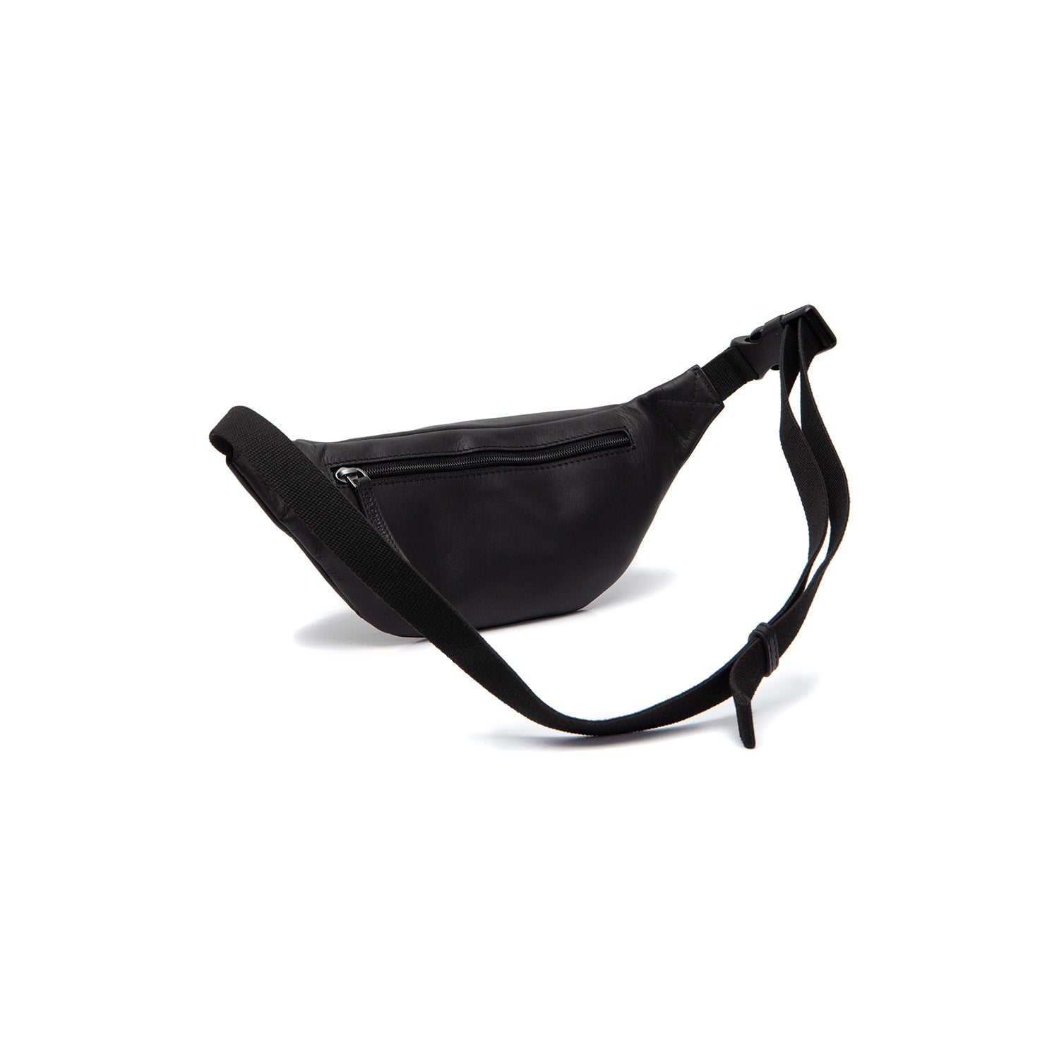 Leather Waist Pack Black Brana