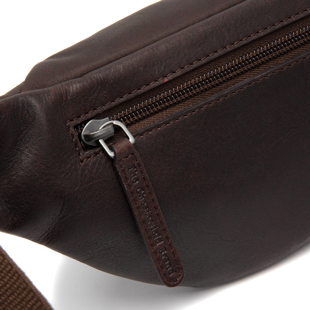 Sac Banane en Cuir Marron Brana