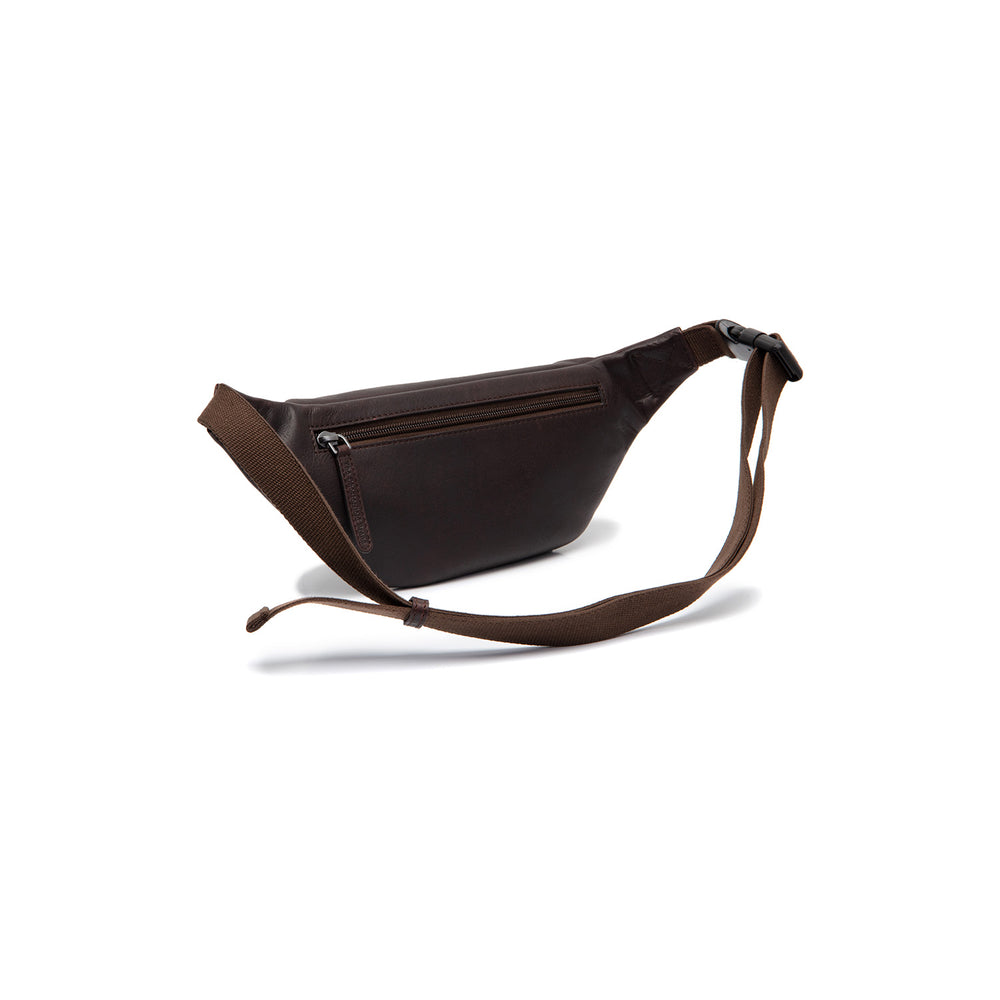 Sac Banane en Cuir Marron Brana