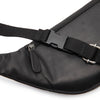 Leather Waist Pack Black Vernio