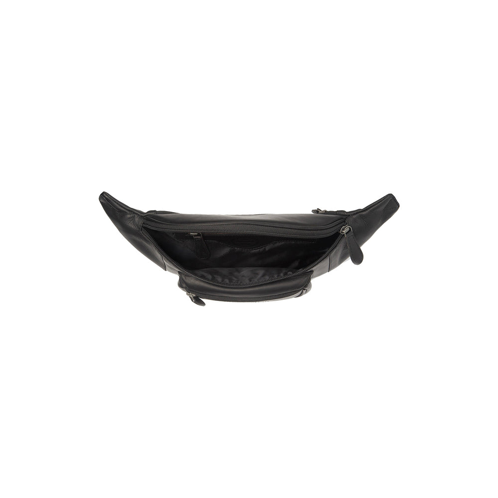 Leather Belt Bag Black Vernio