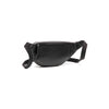 Leather Waist Pack Black Vernio