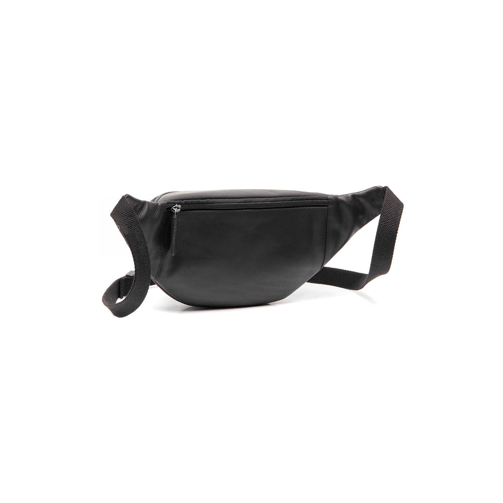Leather Belt Bag Black Vernio
