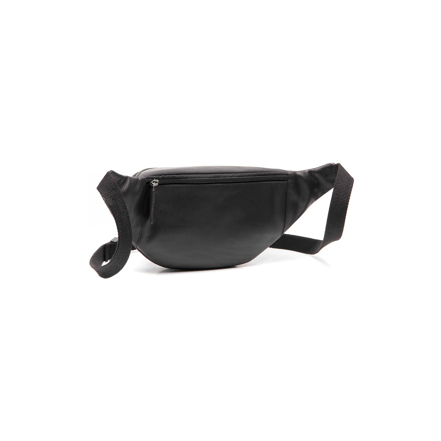 Leather Waist Pack Black Vernio