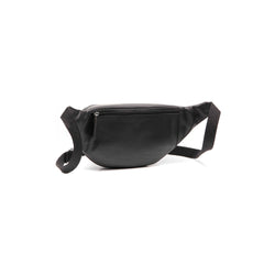 Leather Waist Pack Black Vernio