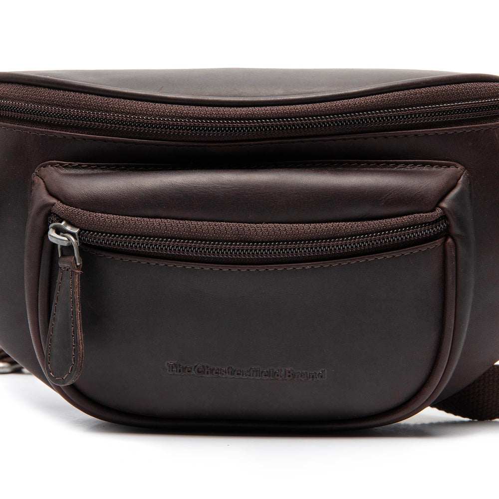 Leather Belt Bag Brown Vernio