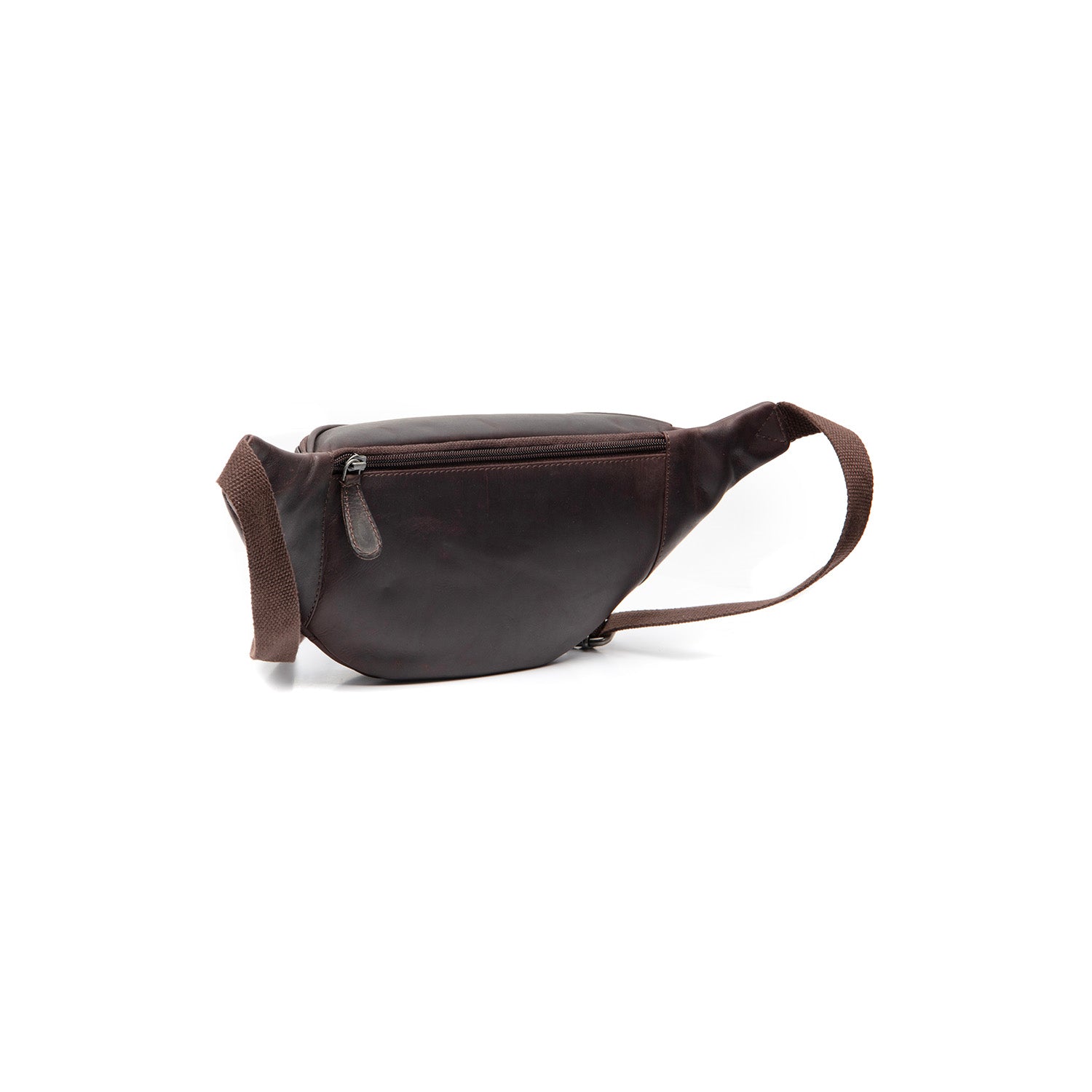 Leather Waist Pack Brown Vernio