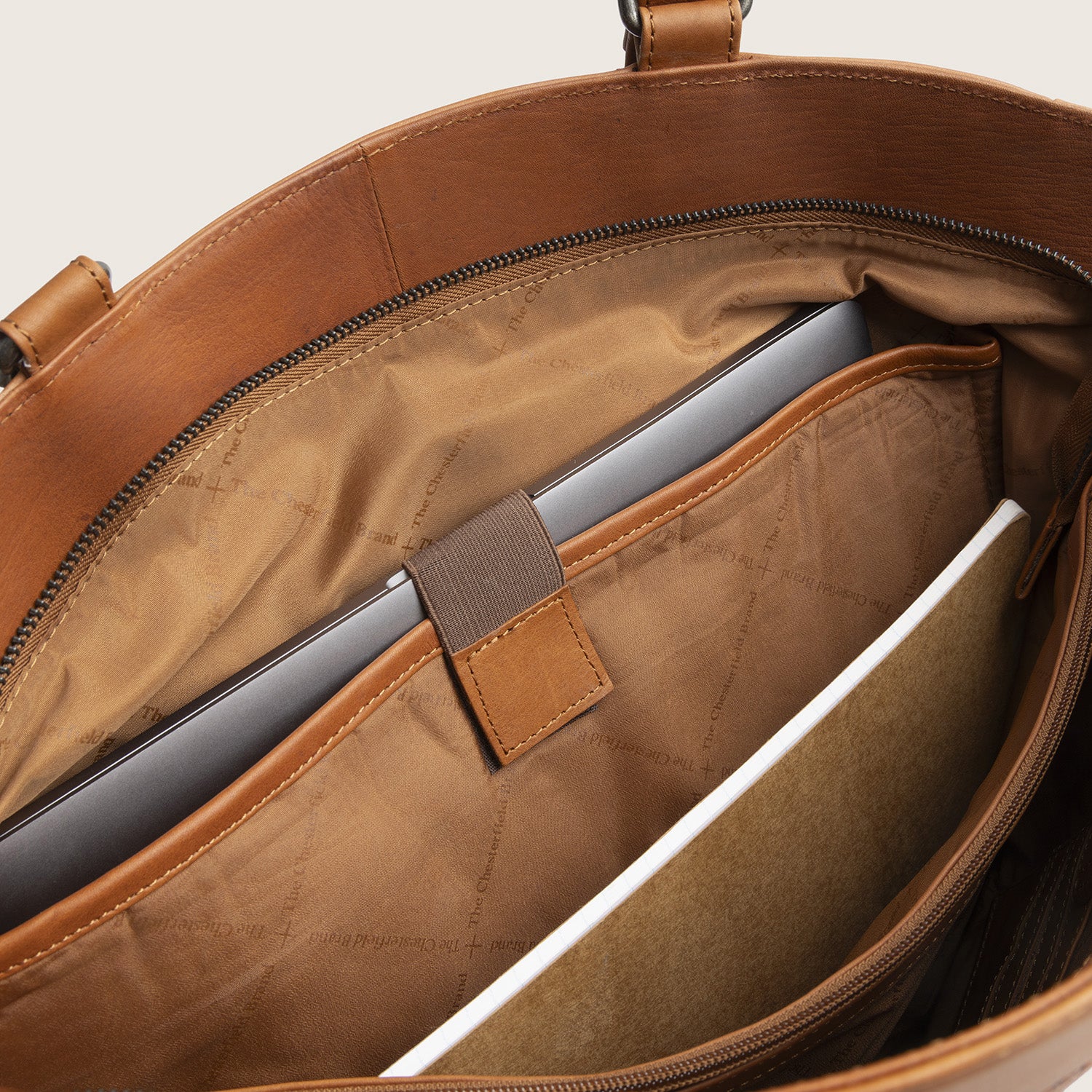 Leren Shopper Cognac Berlin
