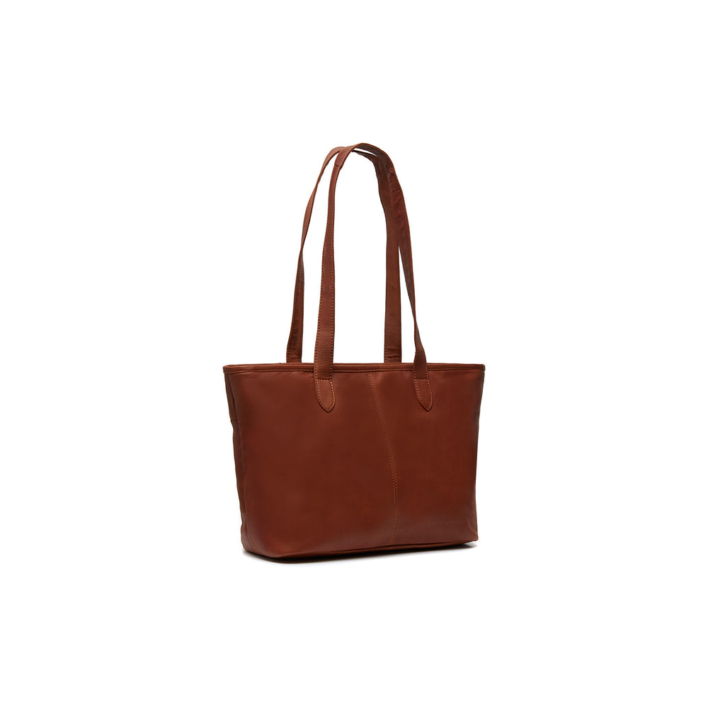 Leather Tote Bag Cognac Monza