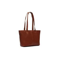 Leather Tote Bag Cognac Monza