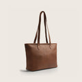 Leren Shopper Cognac Monza