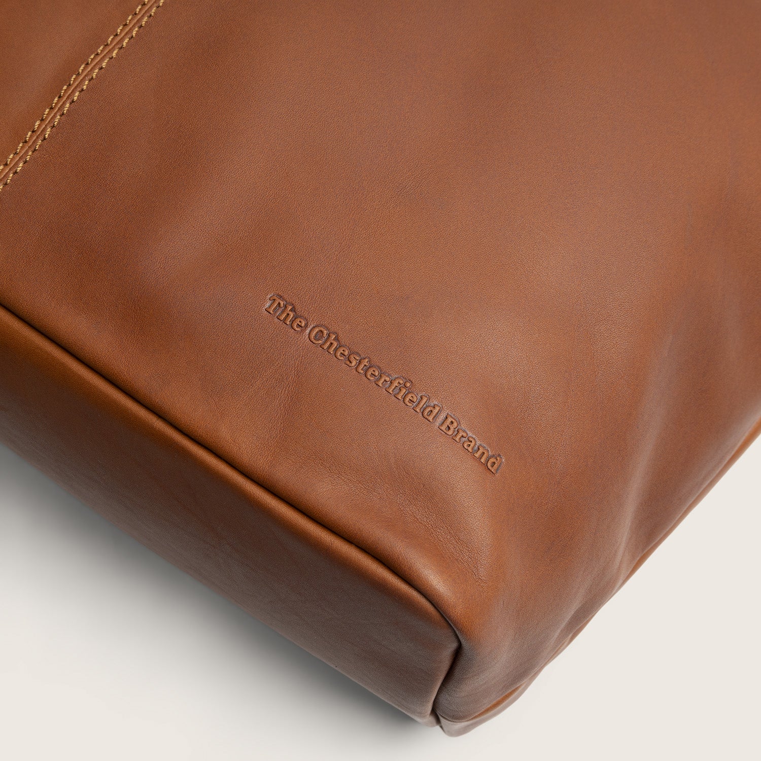 Leder Shopper Cognac Monza