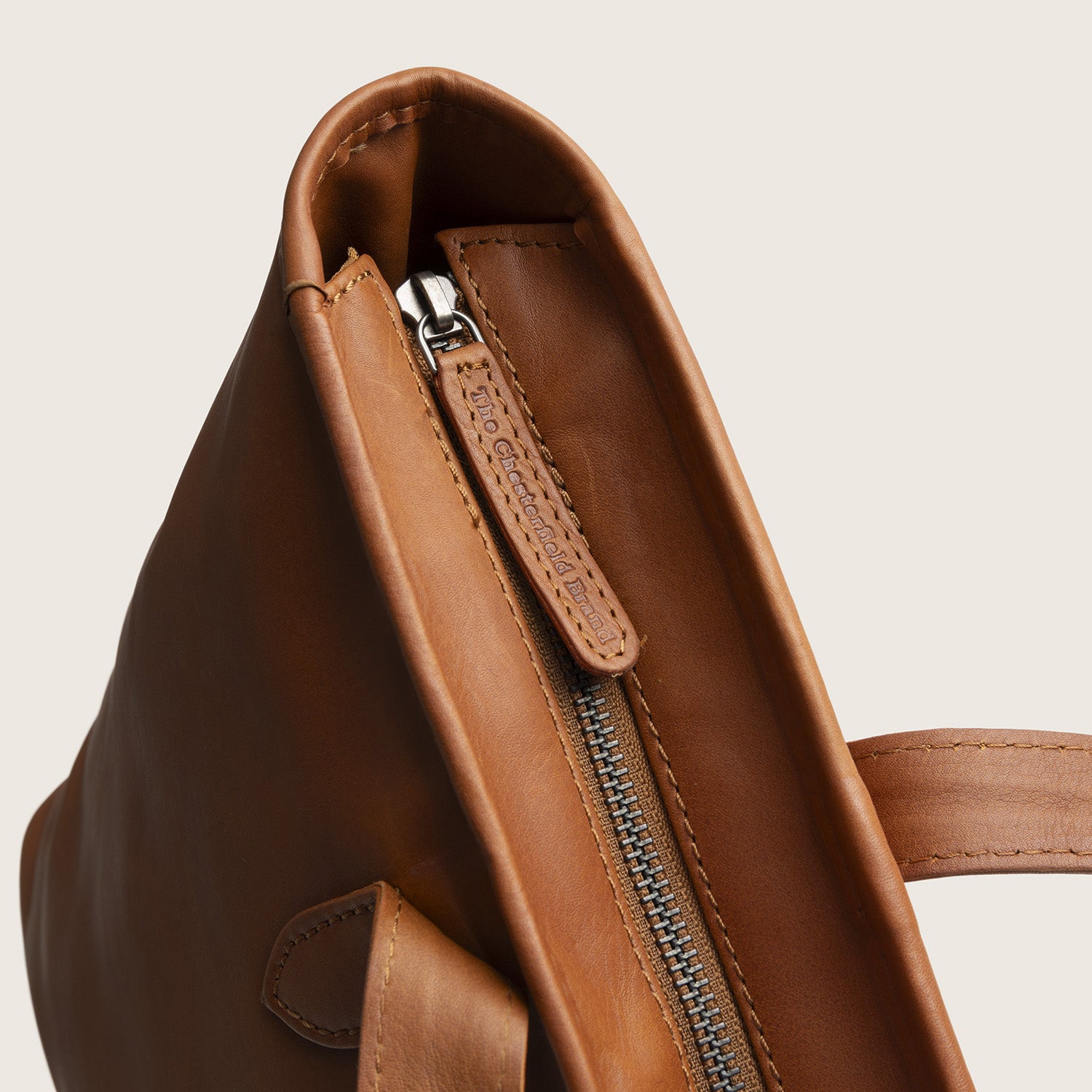 Leder Shopper Cognac Monza