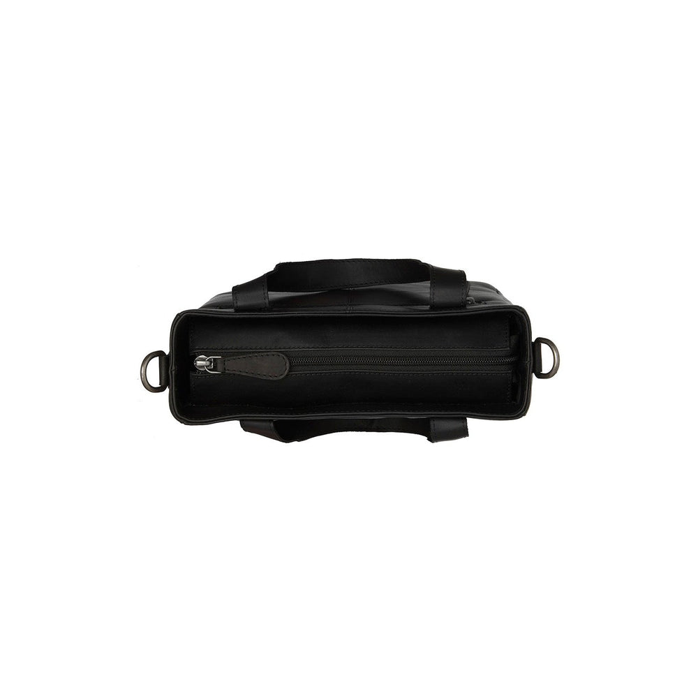 Leren Shopper Zwart Lingfield