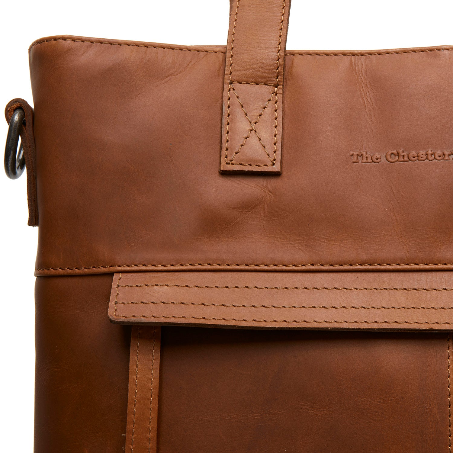 Shop Leren Shopper Cognac Nunavik | The Chesterfield Brand®