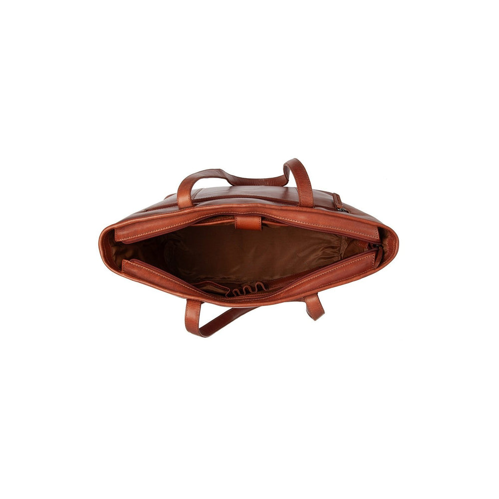 Leather Tote Bag Cognac Astano