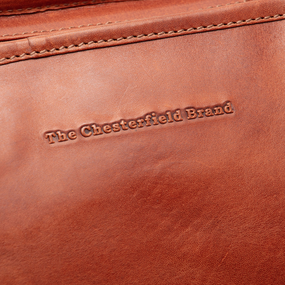 Leather Tote Bag Cognac Ferrera