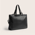 Leder Shopper Schwarz Manly