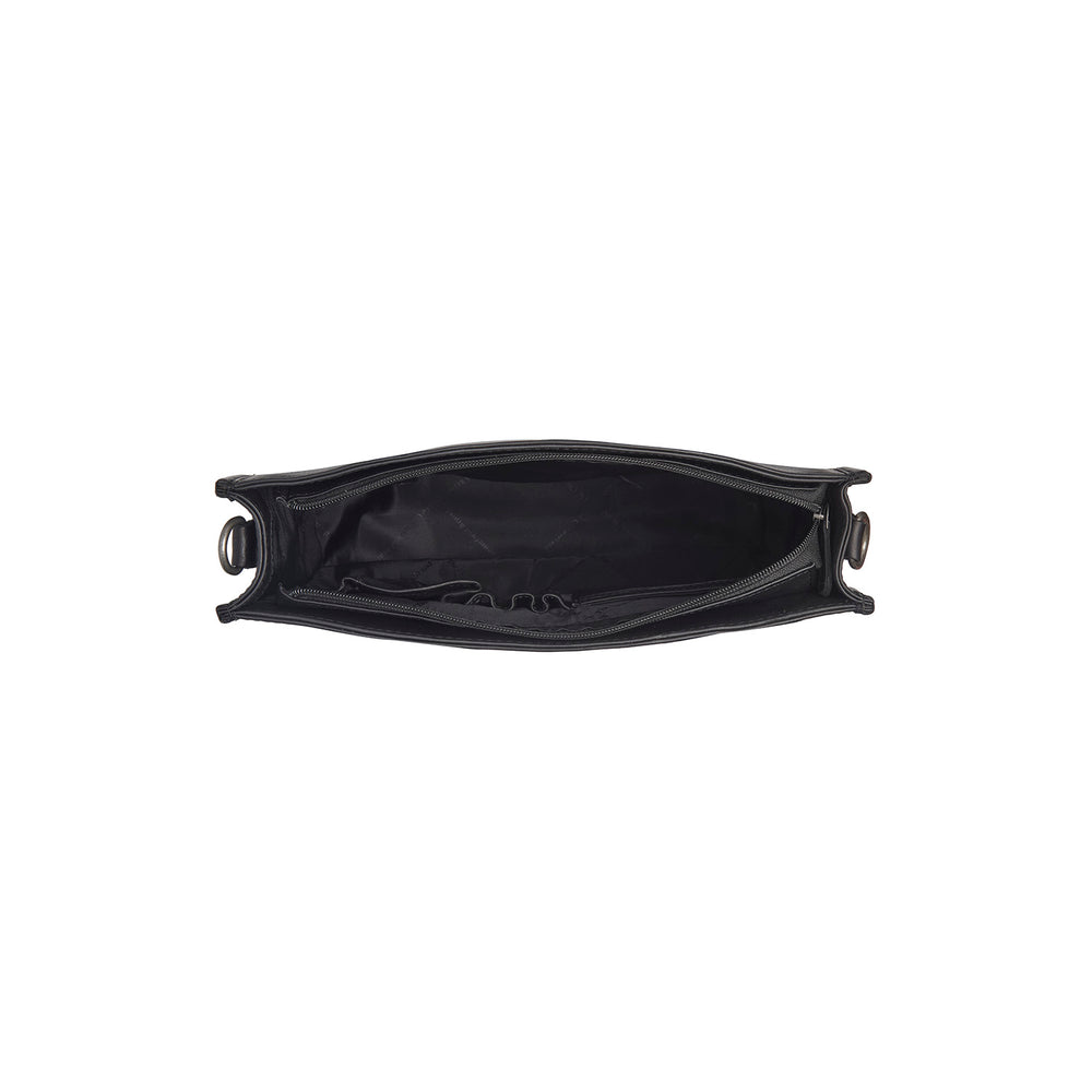 Leder Shopper Schwarz Estella