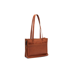 Leather Shopper Cognac Estella