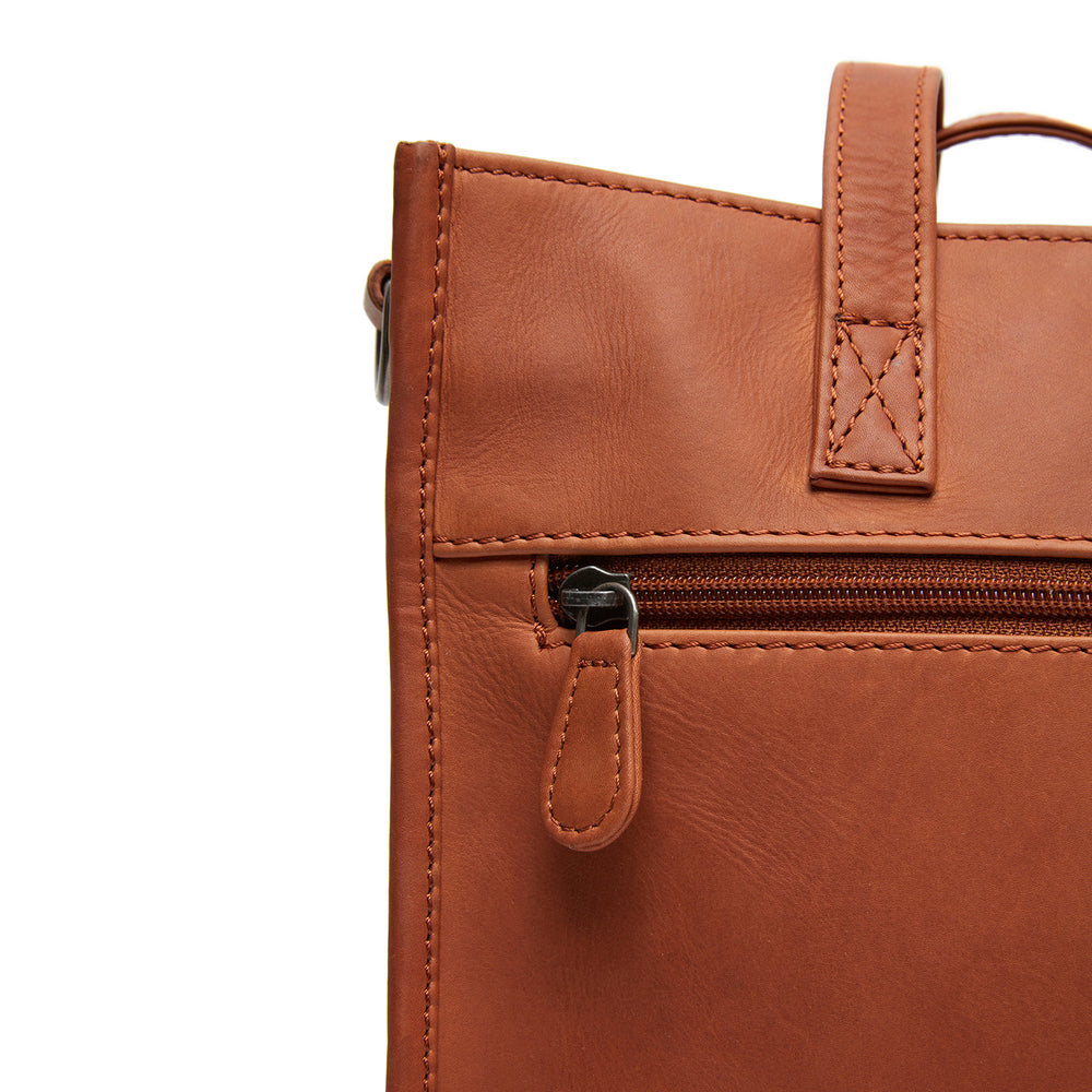 Leder Shopper Cognac Estella