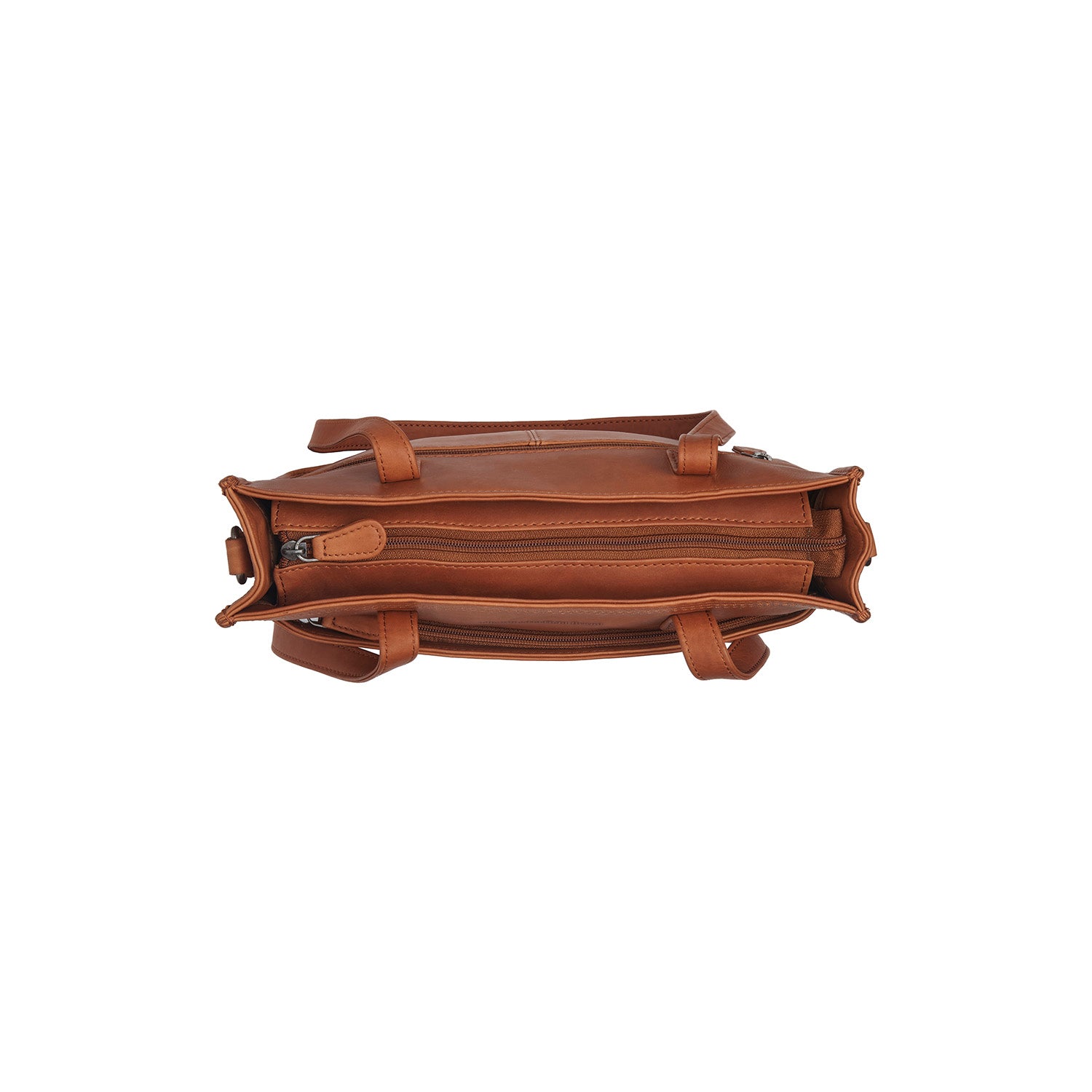 Leather Shopper Cognac Estella