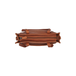 Leather Shopper Cognac Estella