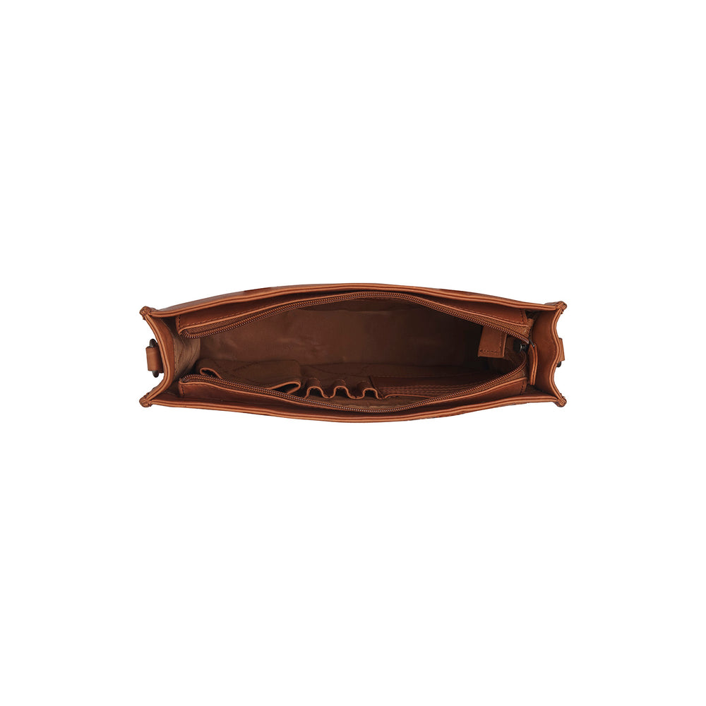 Leder Shopper Cognac Estella