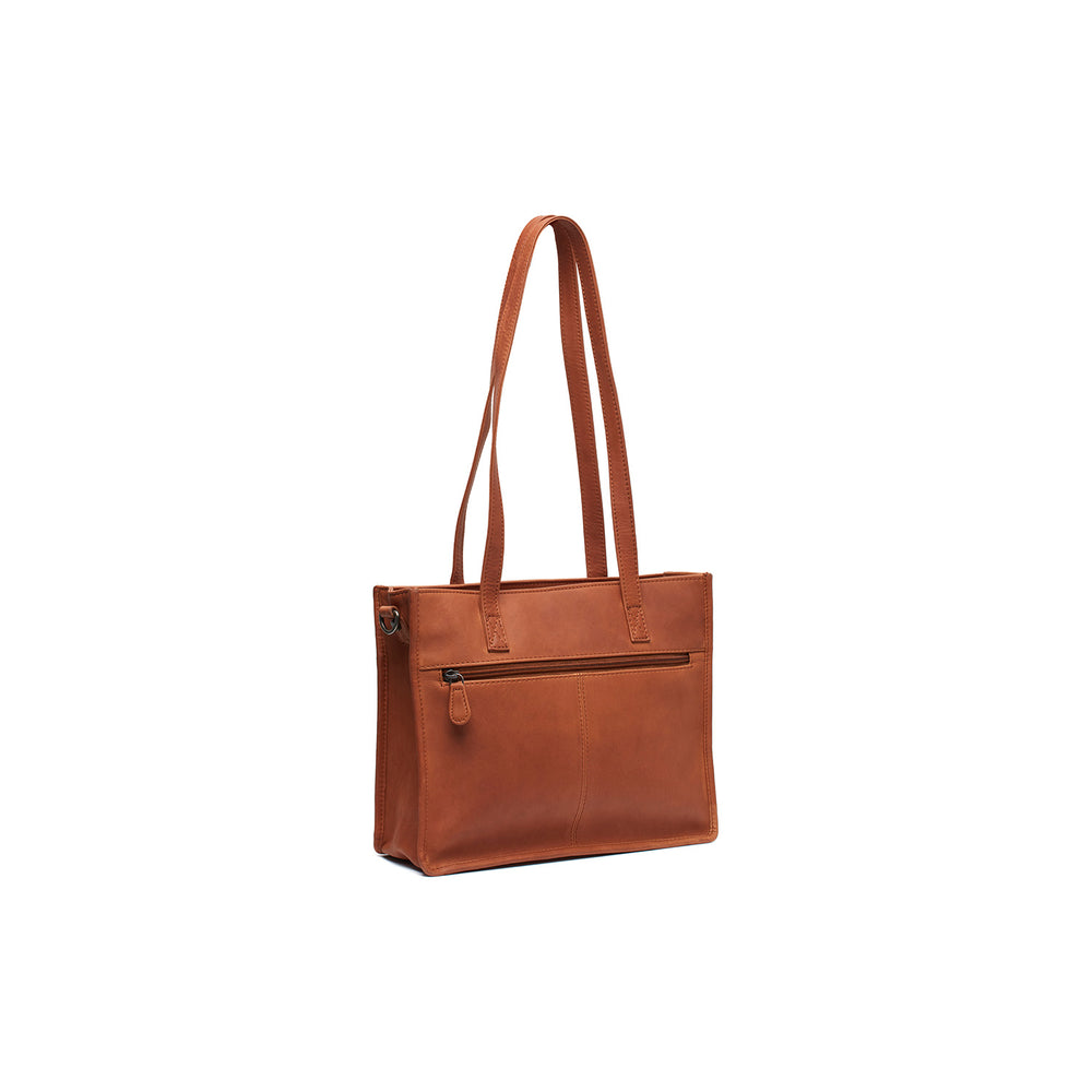 Leder Shopper Cognac Estella