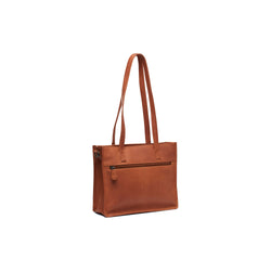 Leather Shopper Cognac Estella