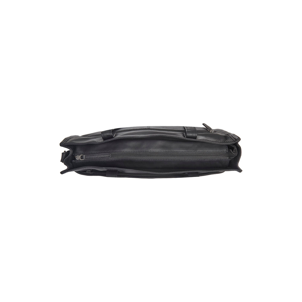 Leather Tote Bag Black Adana