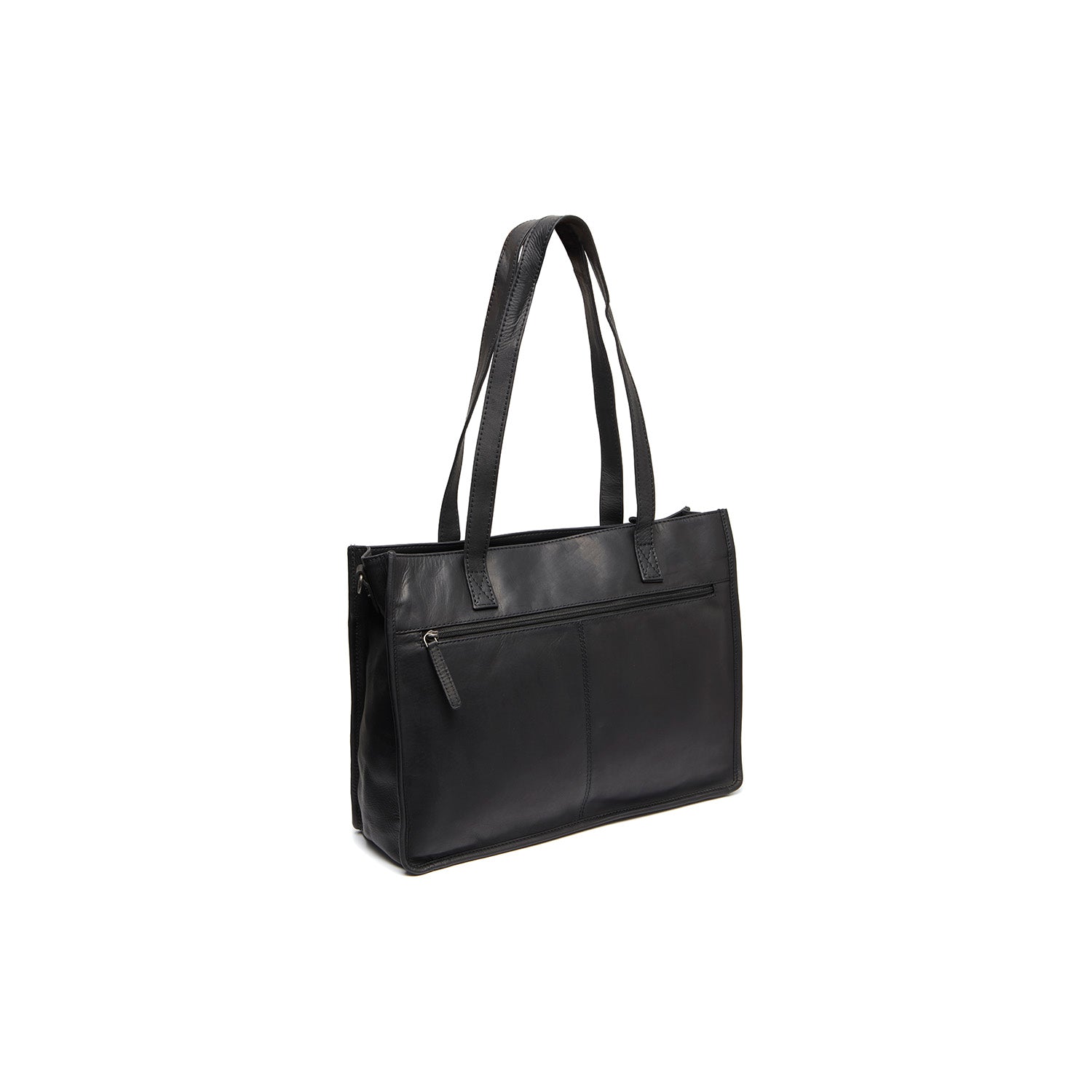 Leather Shopper Black Adana