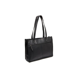 Leather Shopper Black Adana