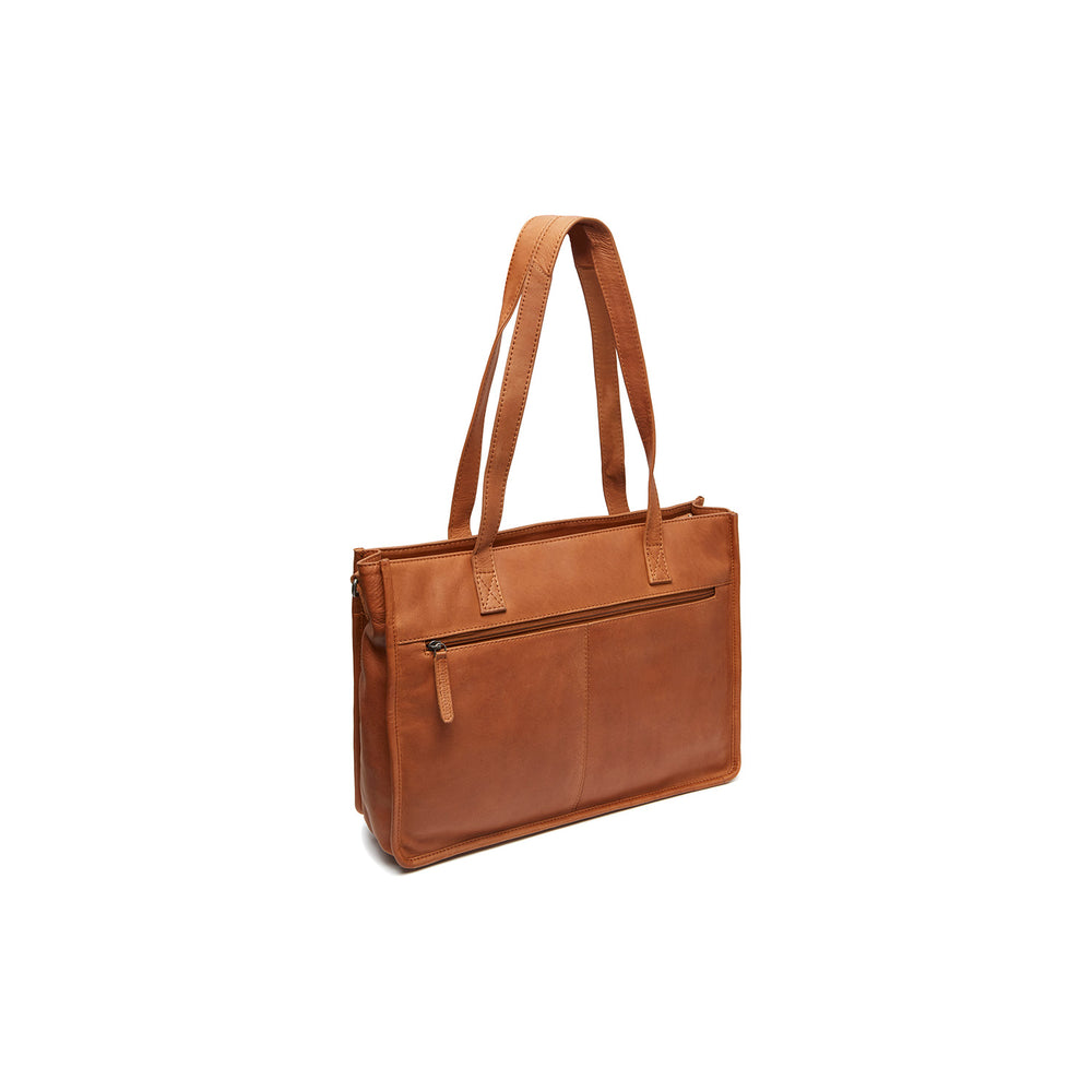Leather Tote Bag Cognac Adana
