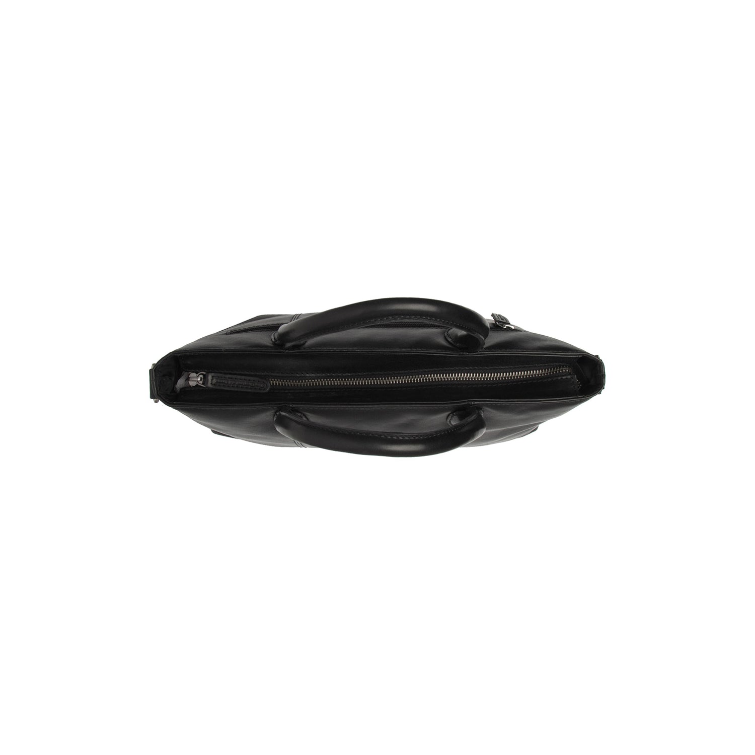 Leather Shopper Black Pergamino