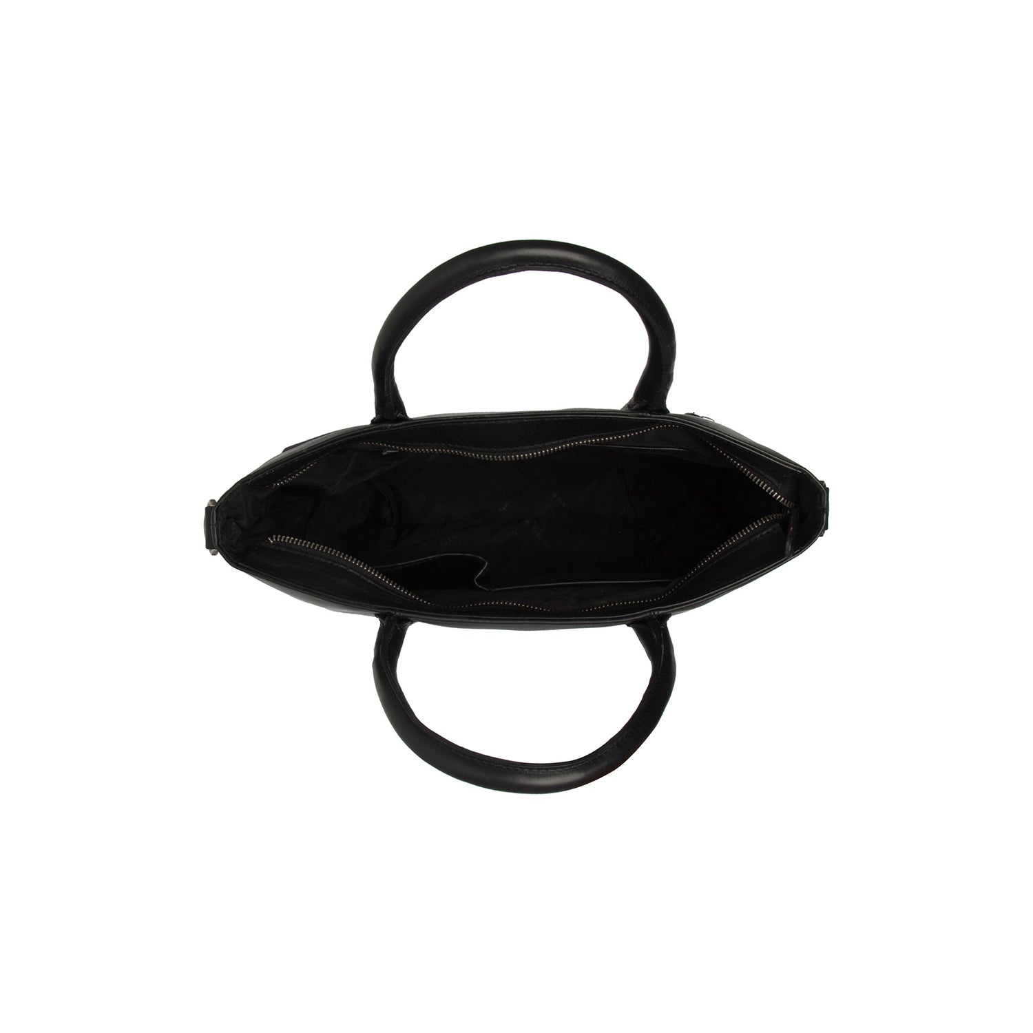 Leather Shopper Black Pergamino