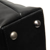 Leather Shopper Black Pergamino
