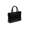 Leather Shopper Black Pergamino