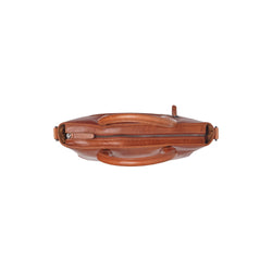 Leather Shopper Cognac Pergamino