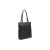 Leather Shopper Black Solvia