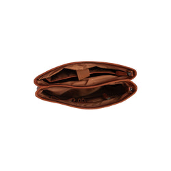 Leather Shopper Cognac Solvia