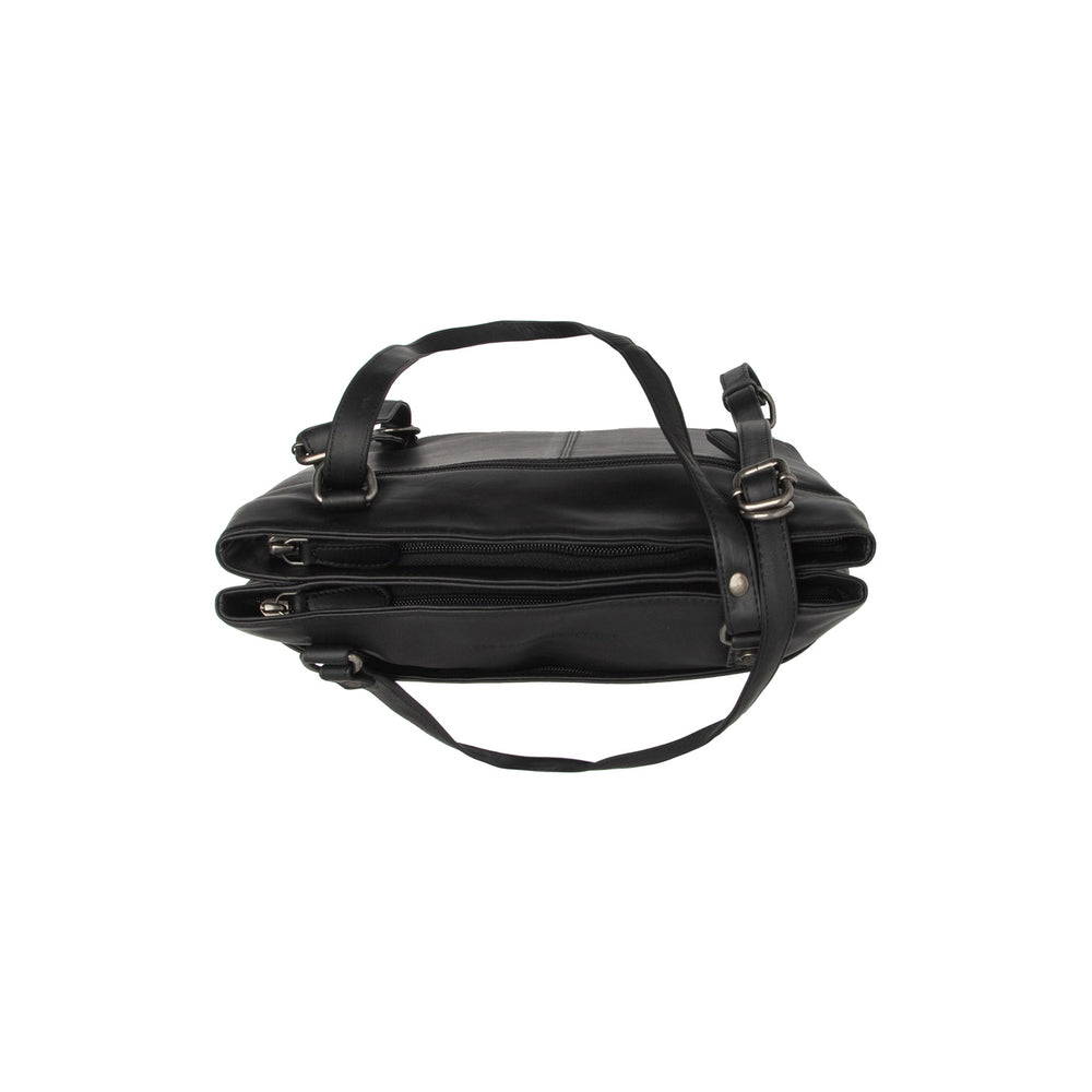 Leder Shopper Schwarz Raynor