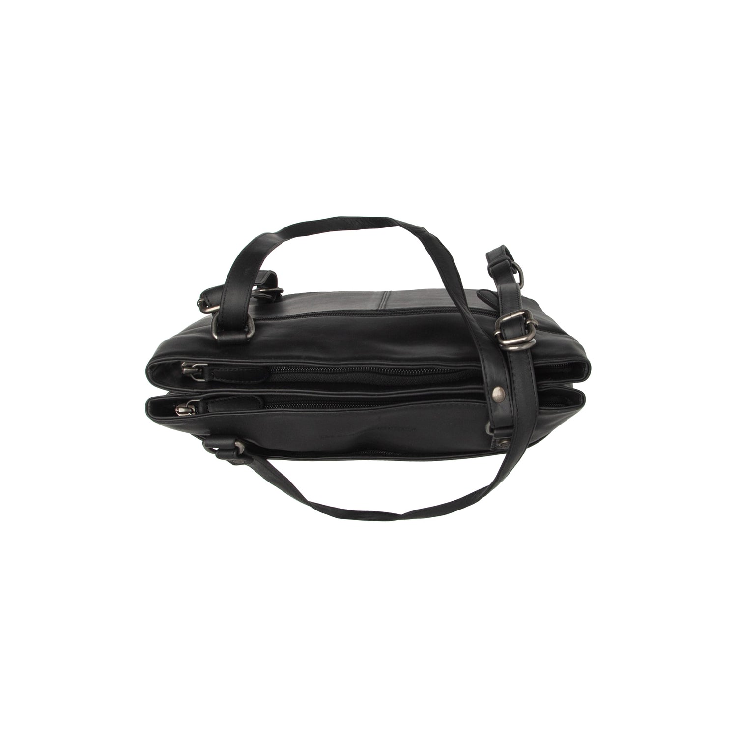 Leather Shopper Black Raynor