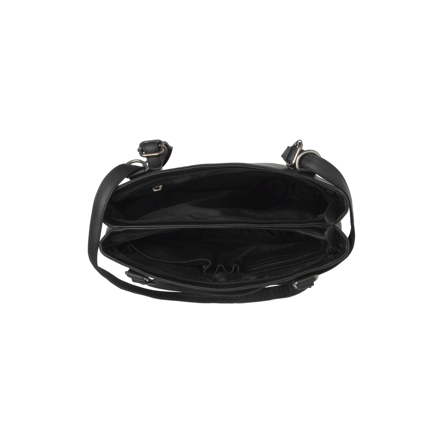 Leather Shopper Black Raynor
