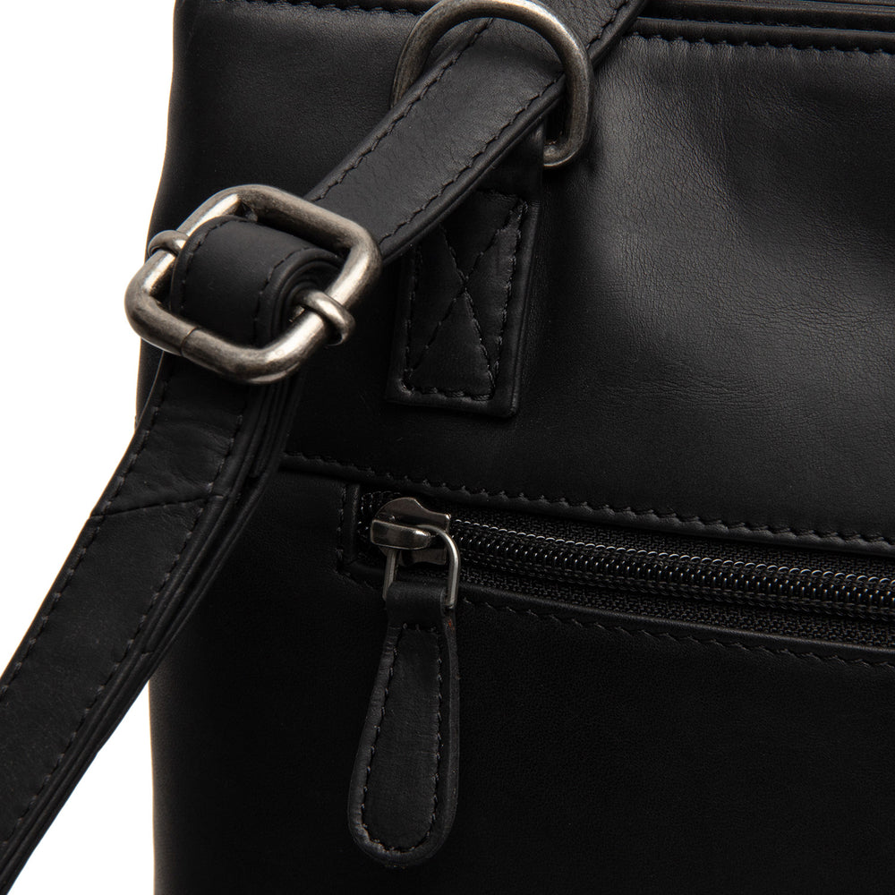 Leder Shopper Schwarz Raynor