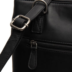 Cabas en Cuir Noir Raynor