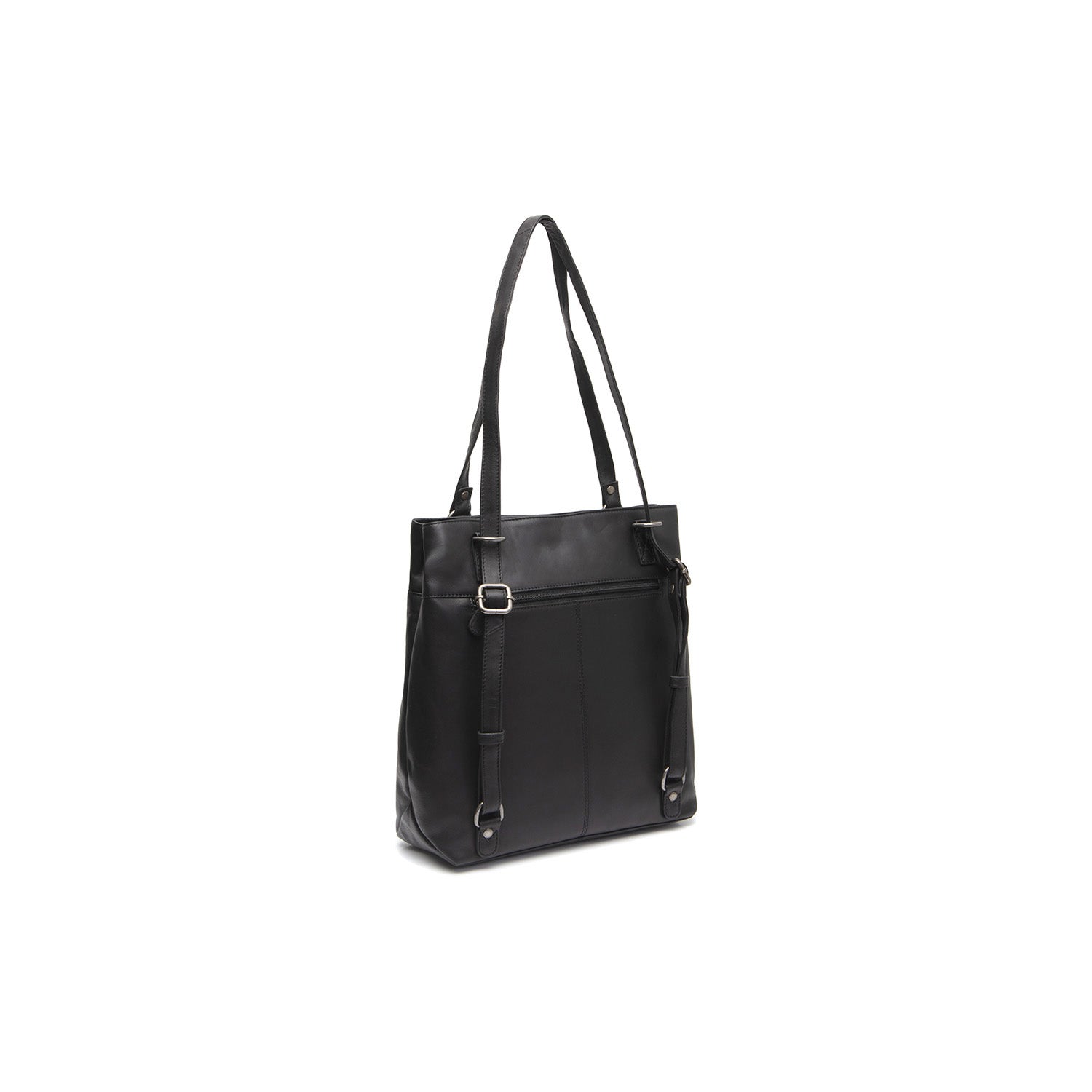 Leather Shopper Black Raynor