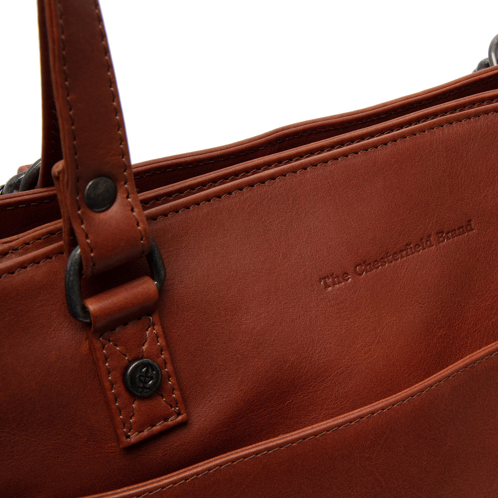 Leder Shopper Cognac Raynor