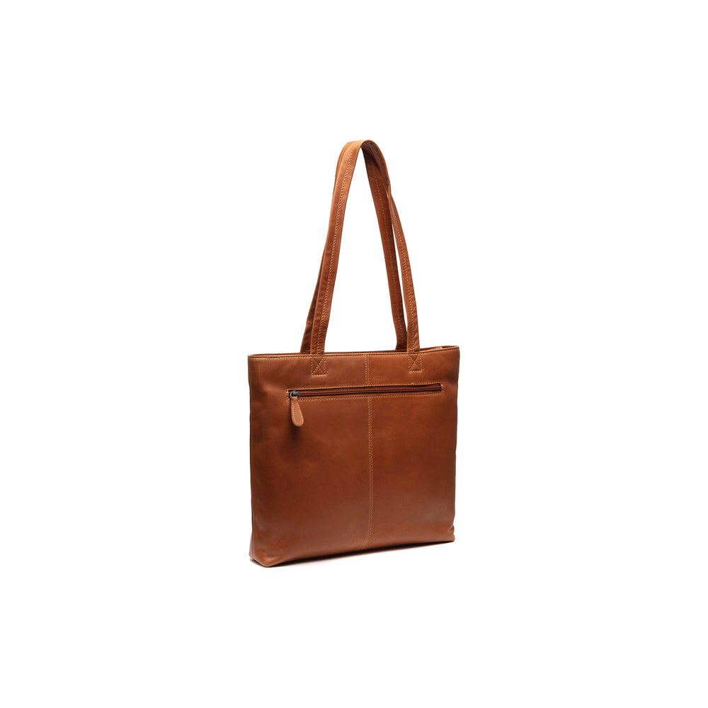 Leather Tote Bag Cognac Alveron